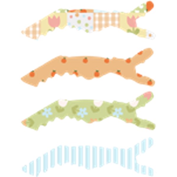 Framar Gator Clips - Quilted 4 pk.