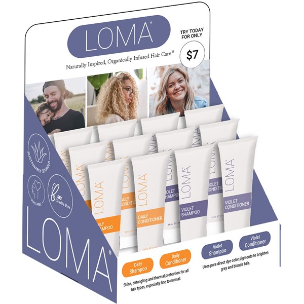 LOMA Daily/Violet Travel Display Kit