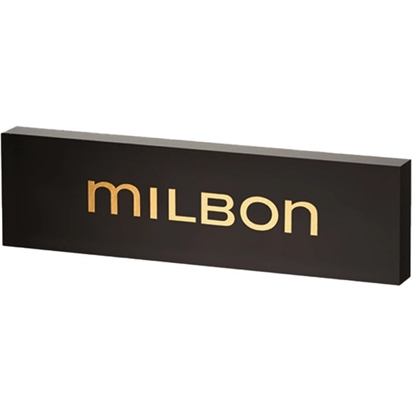 Milbon GOLD Brand Logo Plate
