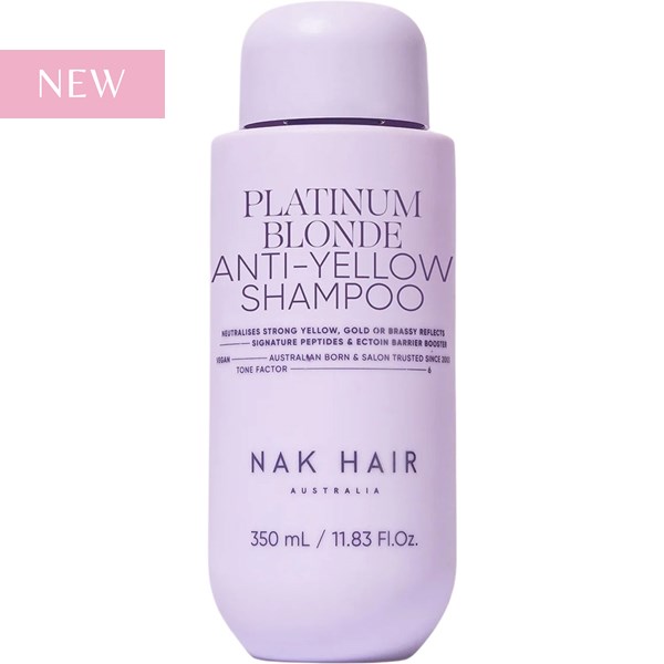 NAK Hair PLATINUM BLONDE ANTI-YELLOW SHAMPOO 11.83 Fl. Oz.