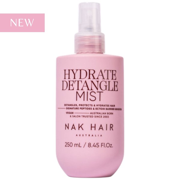 NAK Hair HYDRATE DETANGLE MIST 8.45 Fl. Oz.