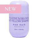 NAK Hair PLATINUM BLONDE ANTI-YELLOW SHAMPOO 2.7 Fl. Oz.