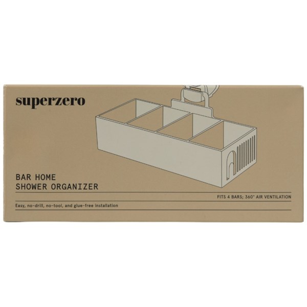 superzero BAR HOME SHOWER ORGANIZER