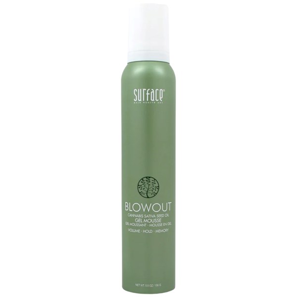 Surface Hair CANNABIS SATIVA SEED OIL GEL MOUSSE 5.5 Fl. Oz.